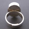 Elis Kauppi for Kupittaan Kulta (attributed), tiger eye set silver ring, Finland, circa 1970 (Ref S+829) SOLD - Image 5