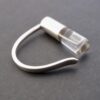 Buch and Deichmann, acrylic and silver ring, Denmark, circa 1970 (Ref S+895HH) SOLD - Image 3