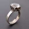 Bengt Hallberg, rock crystal set silver ring, Sweden, circa 1975 (Ref S+872) SOLD - Image 2
