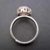 Bengt Hallberg, rock crystal set silver ring, Sweden, circa 1975 (Ref S+872) SOLD - Image 3