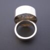GIFA, moss agate set silver ring, Denmark, circa 1970 (Ref S+842) SOLD - Image 4