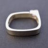 Bengt Hallberg, rock crystal set silver ring, Sweden, circa 1980 (Ref S+2092) SOLD - Image 2