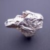 Knud V Andersen for Anton Michelsen, silver brutalist 'Cave' ring, Denmark, circa 1970 (Ref S+851) - Image 2