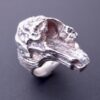 Knud V Andersen for Anton Michelsen, silver brutalist 'Cave' ring, Denmark, circa 1970 (Ref S+851) - Image 5