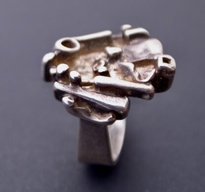 Juhls, silver 'Tundra' ring, Norway, indeterminate age, ring No. 612 (Ref S+859) SOLD - Image 2