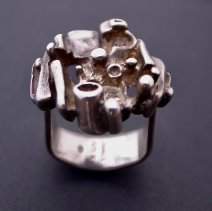 Juhls, silver 'Tundra' ring, Norway, indeterminate age, ring No. 612 (Ref S+859) SOLD - Image 4