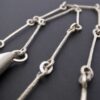 Claus Kaare Sørensen, large silver minimalist pendant on baton link chain, Denmark, circa 1974 (Ref S+864HH) SOLD - Image 3