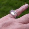 Bengt Hallberg, rock crystal set silver ring, Sweden, circa 1975 (Ref S+878HH) SOLD - Image 7