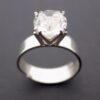 Bengt Hallberg, rock crystal set silver ring, Sweden, circa 1975 (Ref S+894HH) SOLD