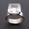 Bengt Hallberg, rock crystal set silver ring, Sweden, circa 1975 (Ref S+885HH) SOLD