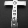 Michael Allen Bolton, garnet set silver cross pendant, London 2000 (Ref S+905) SOLD - Image 6