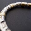 Michael Allen Bolton, garnet set gold and silver torque bangle, London 2000 (Ref S+904) SOLD - Image 7