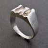 Hermann Siersbol, silver ring, Denmark, circa 1970 (Ref S+875) - Image 2