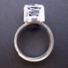 Bengt Hallberg, rock crystal set silver ring, Sweden, circa 1975 (Ref S+886) SOLD - Image 6