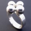 Bengt Hallberg, silver quadruple bead ring, Sweden, circa 1975 (Ref S+2100) SOLD - Image 3