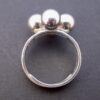 Bengt Hallberg, silver quadruple bead ring, Sweden, circa 1975 (Ref S+2100) SOLD - Image 4