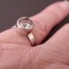 Bengt Hallberg, rock crystal set silver ring, Sweden, circa 1975 (Ref S+884HH) SOLD - Image 7