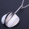 Brodrene Bjerring, silver pendant on a chain, Denmark, circa 1970 (Ref S+890HH) SOLD - Image 4