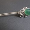Dorrie Nossiter, Arts and Crafts green agate set brooch, circa 1930 (Ref S+915) SOLD