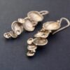 Jane Watling of Lacock, pair of 9 carat gold 'Shells' drop earrings, London 1992 (Ref S+926) SOLD - Image 2