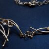 Jane Watling of Lacock, unusual 9 carat gold 'Birds Nest Leaf and Shells' necklace, London 2003 (Ref S+928) SOLD - Image 3