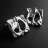 Juhls, pair of silver 'Tundra' cufflinks, Norway, 1960's (Ref S+913) SOLD