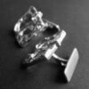 Juhls, pair of silver 'Tundra' cufflinks, Norway, 1960's (Ref S+913) SOLD - Image 3