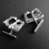 Juhls, pair of silver 'Tundra' cufflinks, Norway, 1960's (Ref S+913) SOLD - Image 5