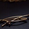 Jane Watling of Lacock, 9 carat gold 'Birds Nest Leaf' necklace, London 1998 (Ref S+929HH) - Image 4