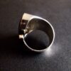 Ralph Weston for Cado Designs, moss agate set modernist silver ring, Sheffield 1975 (Ref S+915) SOLD - Image 6