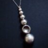 Jacqueline Rabun for Georg Jensen, silver 'Cave' drop pendant, post 1990 (Ref S+939) SOLD - Image 3