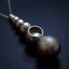 Jacqueline Rabun for Georg Jensen, silver 'Cave' drop pendant, post 1990 (Ref S+939) SOLD - Image 4