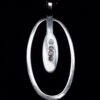 Sidney Beddall, tiger eye set silver modernist pendant on a chain, Sheffield 1975 (Ref S+933) SOLD - Image 5