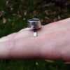 Candra Aktiebolag Atelje (attributed), cast silver ring, Sweden, 1970 London import mark (Ref S+936) - Image 9