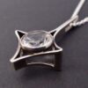 Kultaseppa Salovaara, rock crystal set silver pendant on a chain, Finland, circa 1975 (Ref S+945) SOLD - Image 3