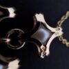 Elis Kauppi for Kupittaan Kulta, rare large 9 carat gold cultured pearl pendant on a chain, Finland, 1976 London import marks (Ref S+943) SOLD - Image 7
