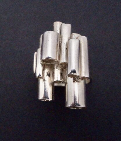 Graham Watling of Lacock, silver 'Tubes' ring, London 1972 (Ref S+944) SOLD - Image 7