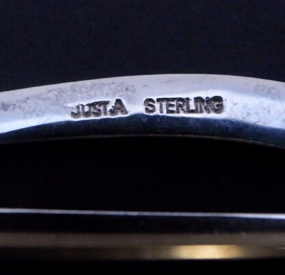 Just Andersen, silver stylised leaf brooch, Denmark, 1970 London import marks (Ref S+950) SOLD - Image 5