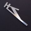 A. Bergengren, silver abstract monogram brooch in the style of Wiwen Nilsson, Lund, Sweden, 1942 (Ref S+955) SOLD - Image 3