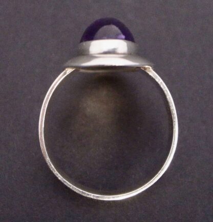 Niels Erik From, amethyst set silver ring, Denmark, circa 1970 (Ref S+951HH) - Image 7