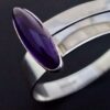 Elis Kauppi for Kupittaan Kulta, amethyst set silver bangle, Finland, circa 1960 (Ref S+949) SOLD - Image 8
