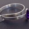 Elis Kauppi for Kupittaan Kulta, amethyst set silver bangle, Finland, circa 1960 (Ref S+949) SOLD - Image 5