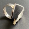 Zoltan Popovits for Lapponia, silver and ebony mounted 'Tanzan' ring, Finland, 1986 (Ref S+1002) SOLD - Image 5