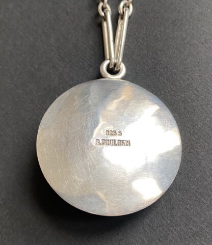 B. Poulsen, amethyst set silver pendant on a chain, Denmark, circa 1970 (Ref S+992) SOLD - Image 7