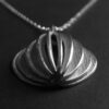 Arne Johansen, cast silver pendant on a chain, Denmark, circa 1970 (Ref S+970) SOLD - Image 4