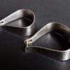 Alton, pair of silver hoop earrings, Sweden, 1974 (Ref S+983) SOLD - Image 4