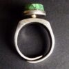 Uni David-Andersen for David-Andersen, green hardstone set silver 'Uni's Lucky Charm' ring, Norway, circa 1965 (Ref S+1014) SOLD - Image 6