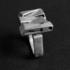 Peter Vang, cast silver ring, Denmark, circa 1975 (Ref S+967) SOLD - Image 3