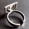 Teka, Theodor Klotz, cast silver modernist ring, Germany, circa 1970 (Ref S+980) SOLD - Image 5