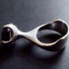 Alan Scharff, rare amethyst set silver ring, Denmark, circa 1988 (Ref 989) SOLD - Image 8